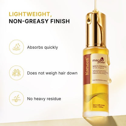 Karseell Moroccan Argan Oil for Hair Healing Cold Pressed Weightless Argan Oil Hair Serum for Dry Damaged Hair 50ml