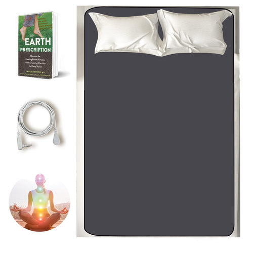 Grounding Mat, Grounding Mattress Cover Pad Grounding Mats Earth Connected Conductive Carbon