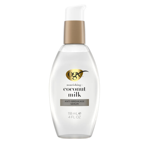 OGX Nourishing + Coconut Milk Anti-Breakage Serum, 4 Fl Oz