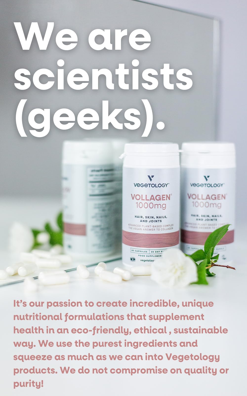 Vegetology Vollagen Plant Based Complex - Plant Based Protein Alternative to Collagen