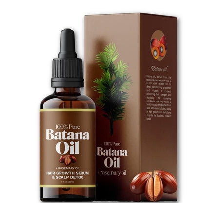 Batana Rosemary Oil for Hair Growth, 100% Pure Natural Organic Batana Oil with Rosemary Enhance Thickness and Strength, Batana Hair Growth Oil