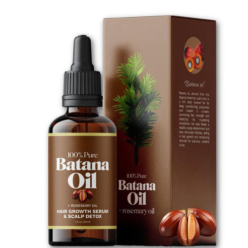 Batana Rosemary Oil for Hair Growth, 100% Pure Natural Organic Batana Oil with Rosemary Enhance Thickness and Strength, Batana Hair Growth Oil