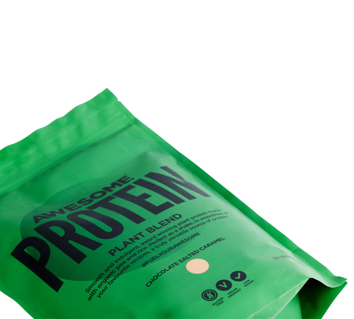Chocolate Salted Caramel Awesome Protein Powder by Ben Coomber - 1kg Vegan Organic Flavoured Protein