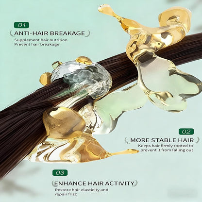 Fari Oil Hair Growth Oil, Organic Holistic Hair Oils for Men with Herbal Infusion Botanical Scalp, Pure Natural Plant-Based Formula, Daily Nourishment for Dry Scalp & Edges (2 PCS)