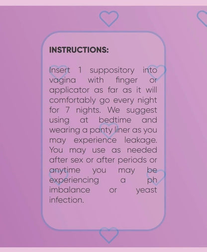 HerSheMe Boric Acid Vaginal Suppositories