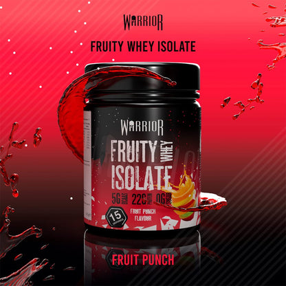 Warrior, Fruity Clear Whey Isolate - Rapid Digesting Protein Powder - Refreshingly Fruit Flavoured Shakes