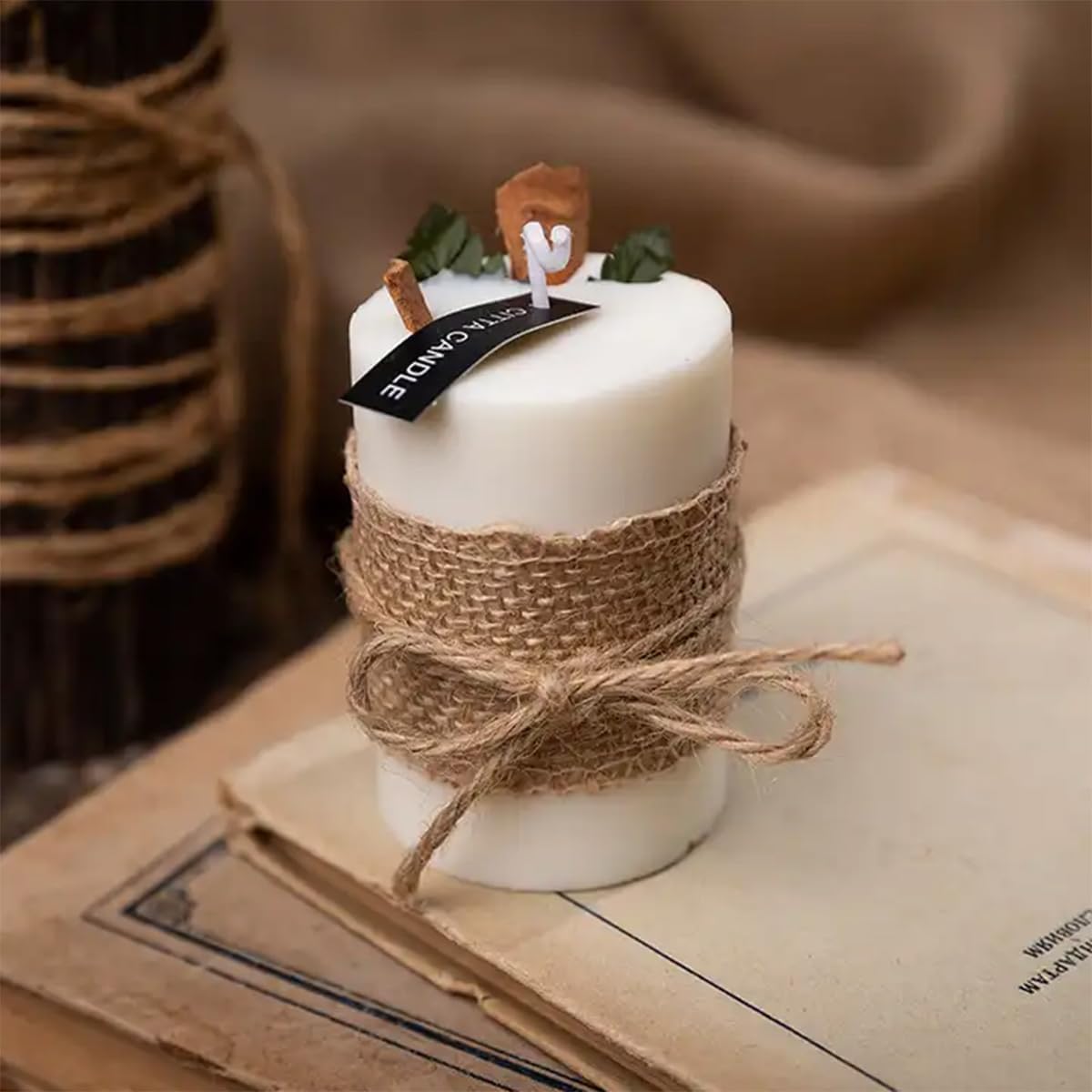 Scented Candles, Natural Soy Wax with Essential Oils, 8 Oz - Long-Lasting Aroma, Aromatherapy Candles