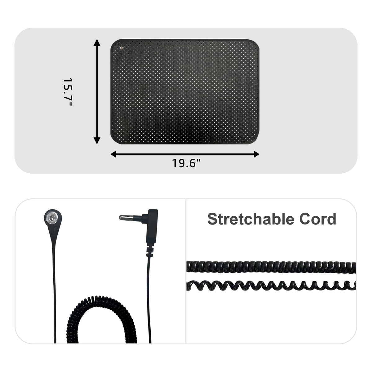 EOHELGRO Grounding Mat, Earth Grounding Mat for Sleeping, Earth Mat Grounding Pad for Energy