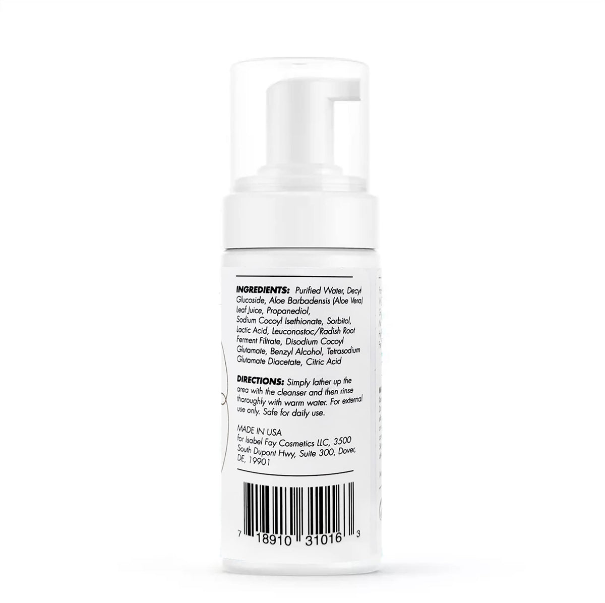 Isabel Fay ph Balanced Feminine Intimate Foam Wash gentle and safe for sensitive skin