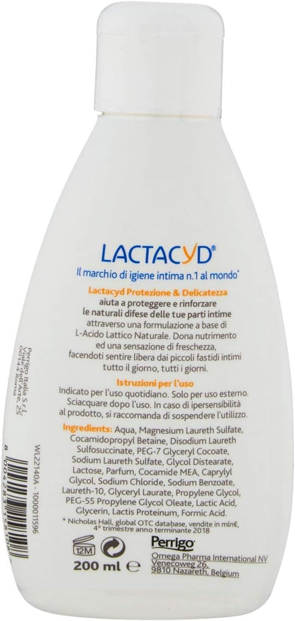 LACTACYD FEMINA Intimate Washing Lotion 200ML Every Day USE