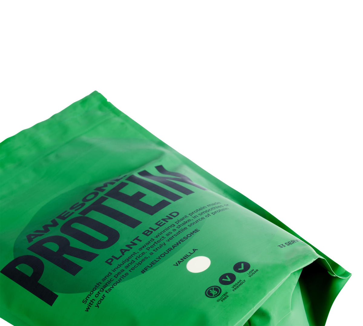 Vanilla Awesome Protein Powder by Ben Coomber - 1kg Vegan Organic Flavoured Protein
