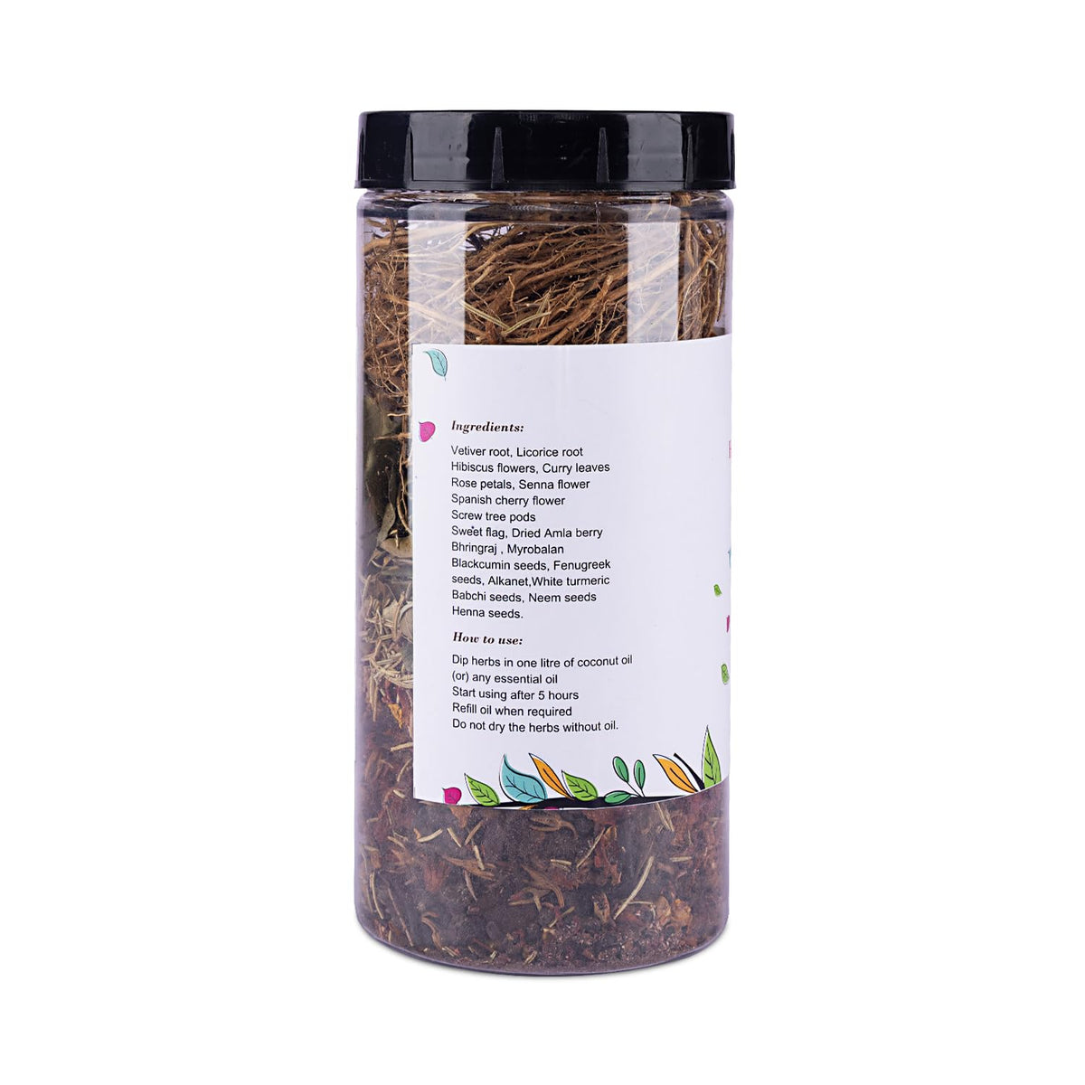 LuxePureva Herbal Hair Oil Mix - Herbs For Hair Growth - 19 Vital Herbs For Long, Thick, And Lustrous Hair - Hair Care Product For Women And Men - DIY Oil Infusion - DOES NOT INCLUDE OIL