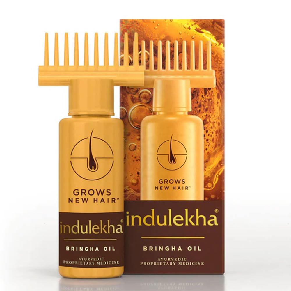 Indulekha Bringha Complete Hair Care Oil 100ml (Pack of 3)