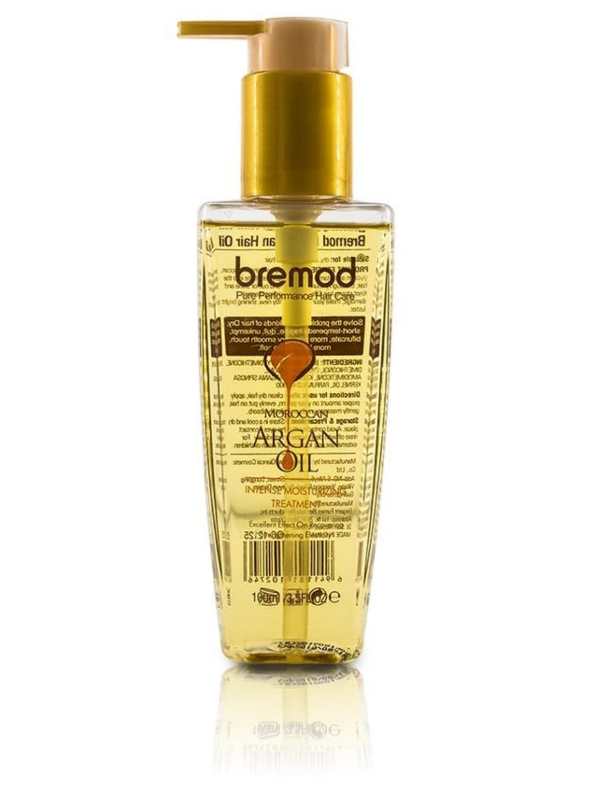 Leave-In Moroccan Argan Oil Hair Oil - Vitamin E Oil& Keratin Hair Treatment for Repairing Dry, Frizzy & Damaged Hair - Deep Nourishing Hair Serum, Anti-Frizz & Split End Repair 3.3Fl Oz