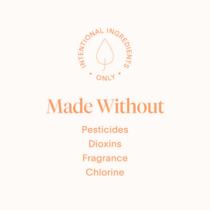 Cora 100% Organic Cotton Non-Applicator Tampons - Ultra-Absorbent, Unscented, Natural, Non-Toxic