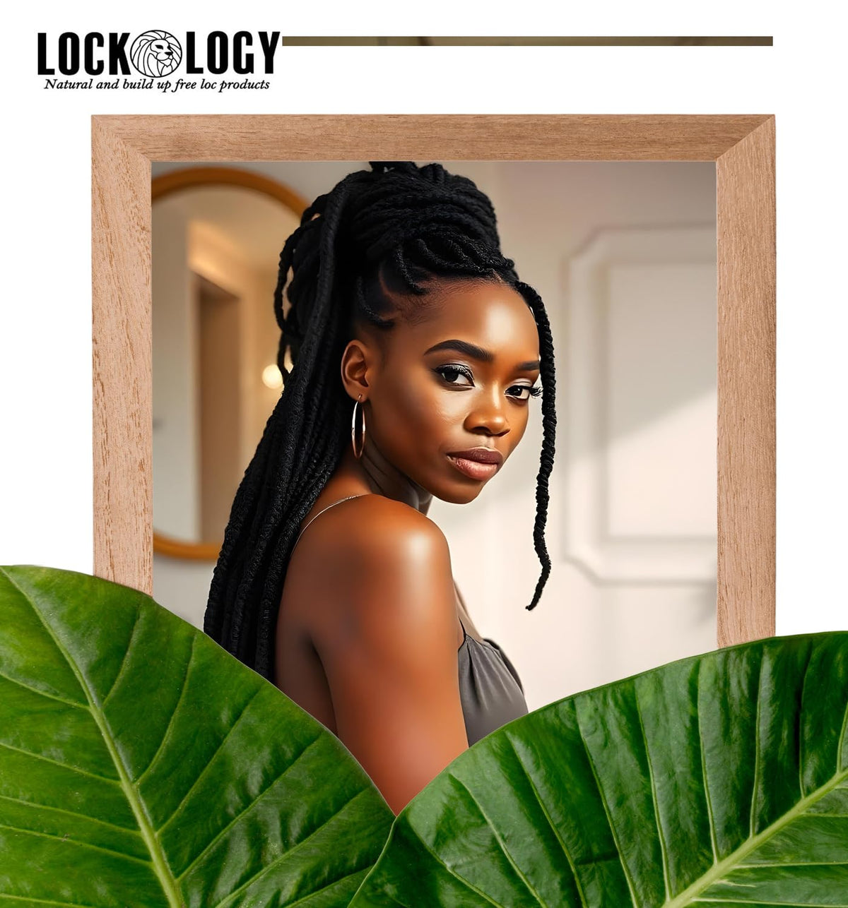 Peppermint Tea Tree Loc Oil for Dreads & Locs - Natural Dreadlock Hair Products, Black Owned