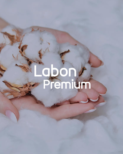 LABON Premium Vegan Organic Sanitary Pads (Regular, 25cm, 32 Counts) - 100% Organic Cotton Cover