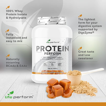 Protein Perform Whey Isolate & Hydrolysate Powder - Naturally Occurring Glutamine and Amino Acids