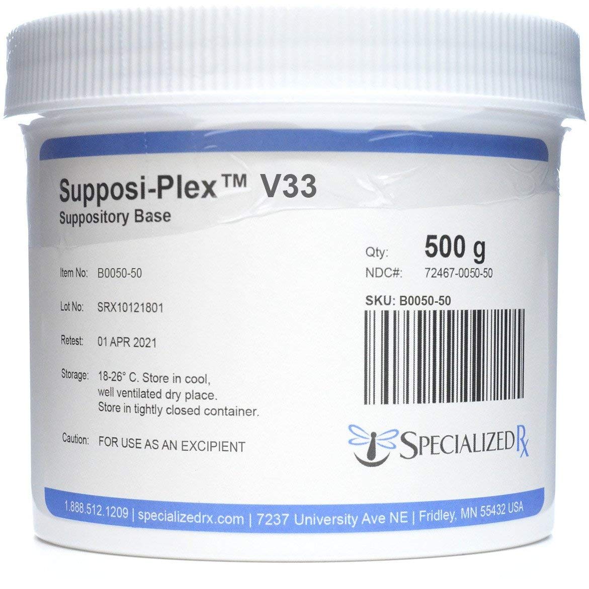 Supposi-Plex™ V33 Suppository Base (500g)