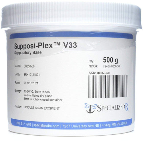 Supposi-Plex™ V33 Suppository Base (500g)