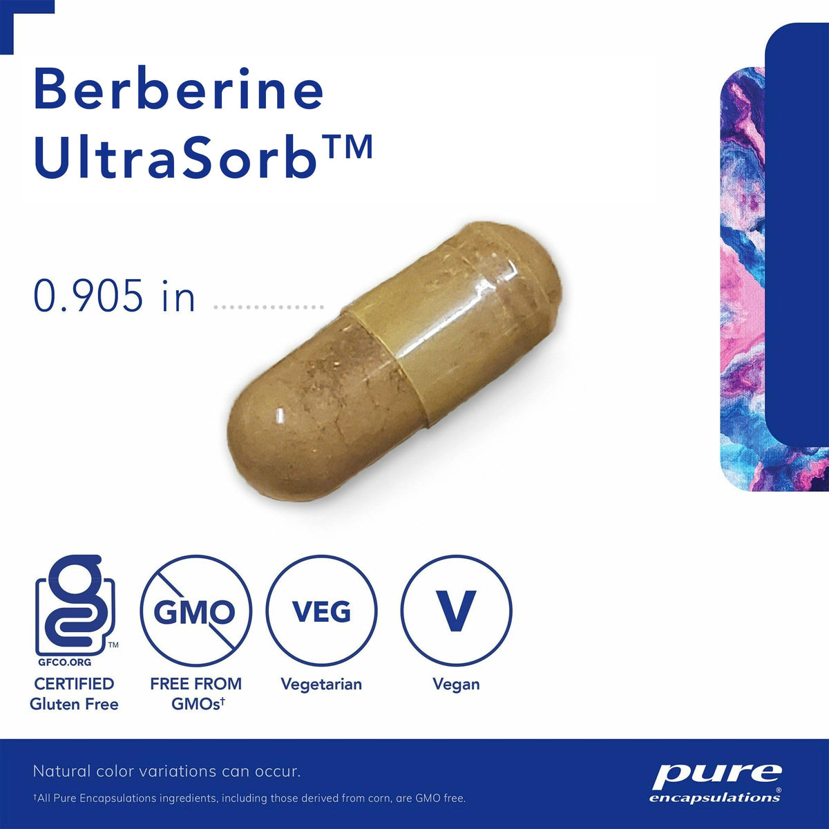 Pure Encapsulations Berberine UltraSorb - Enhanced Absorption Berberine - 60 Capsules