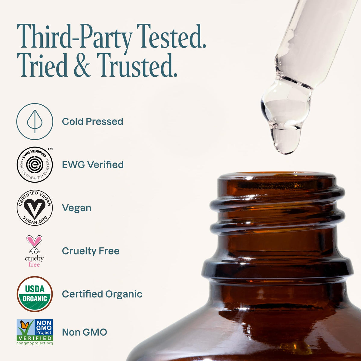 Cliganic Organic Castor Oil, 100% Pure (32oz with Eyelash Kit) - For Eyelashes, Eyebrows, Hair & Skin - Natural Cold Pressed Unrefined Hexane-Free