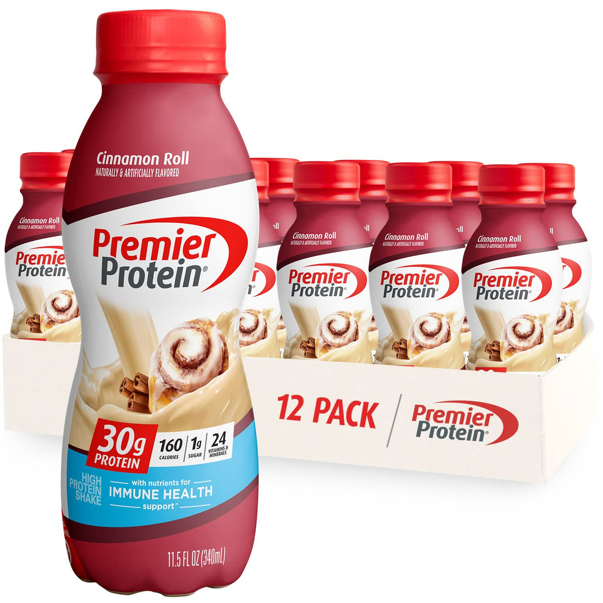 Premier Protein Shake, 30g Protein, 1g Sugar,24 Vitamins&Minerals Nutrients to Support 