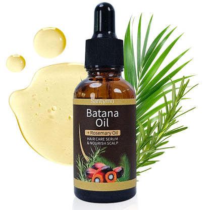 Batana & Rosemary Hair Growth Oil - Scalp Treatment & Strengthening for Growth & Loss, Thinning, Dry Scalp, Split Ends - Natural Hair Oil for Women & Men - Intensive Repair & Nourishing, 1 fl oz