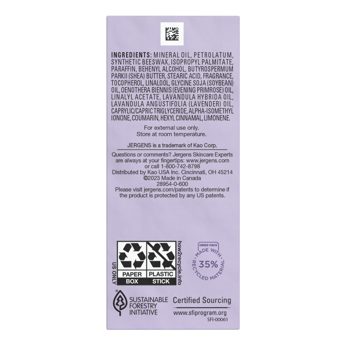 Jergens Sleep Stick Restful Blend Essential Oil Balm, Aromatherapy
