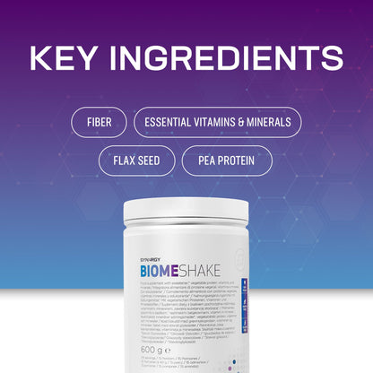 Synergy Worldwide Biome Shake 600 g - 22g Protein Powder Supplement - High in nutrients, Vitamins and Minerals