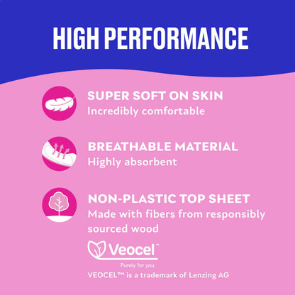 Carefree Ultra Thin Pads, Super/Long Pads With Wings, 28ct