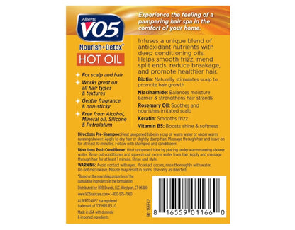 Vo5 Hot Oil Therapy Treatment 2 Count 0.5 Ounce (14ml) (6 Pack)