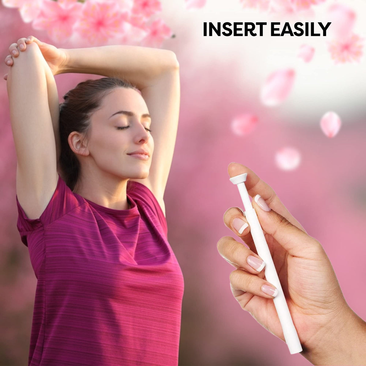 ACE NUTRITION pHresh Vaginal Suppository Applicators - Pack of 30 Individually Wrapped Disposable