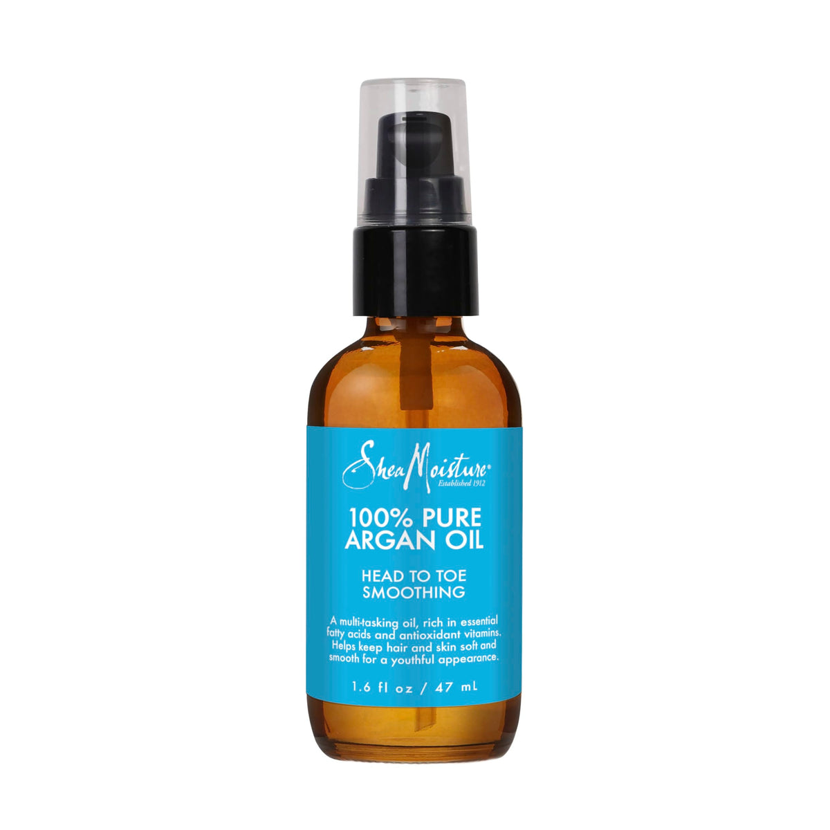 Sheamoisture Multi-Tasking Oil for Smooth Hair and Skin 100% Pure Argan Oil Head-to-Toe Formula 1.6 Fl Oz