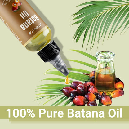RAW Batana Oil for Hair Growth, Dr Sebi Organic Unrefined Batana Oil from Honduran, 100% Pure & Natural Hair Growth for Thicker & Stronger Hair - 2 FL OZ - 60Ml - 1Pack