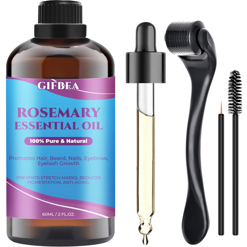 Rosemary Oil for Hair Growth,100% Pure Undiluted Light-Weight Non-Greasy Rosemary Essential Oil