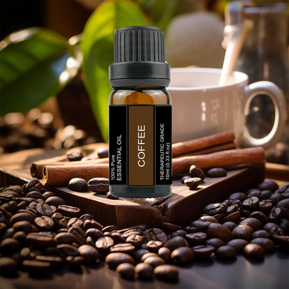 Wehnniee 3pcs Aroma Essential Oils Set- 3 x 10 ml (Coffee, Vanilla, Garnetberry)