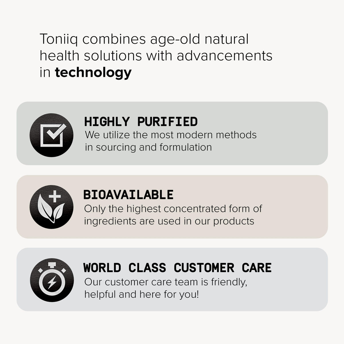 Toniiq Ultra High Strength Glutathione Capsules - 1000mg Concentrated Formula - 98%+