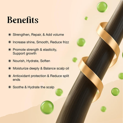 LivaClean 60 CT Hair Serum Capsules for Frizzy, Damaged Hair - Vitaminas para el Cabello - Keratin & Argan Oil with Biotin, Vitamins E, B5, B7, Jojoba Oil - Shine Boost & Split End Repair