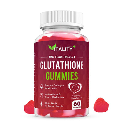 2 Pack Glutathione Gummies - with Marine Collagen - 1050mg per Serving - Antioxidant Support