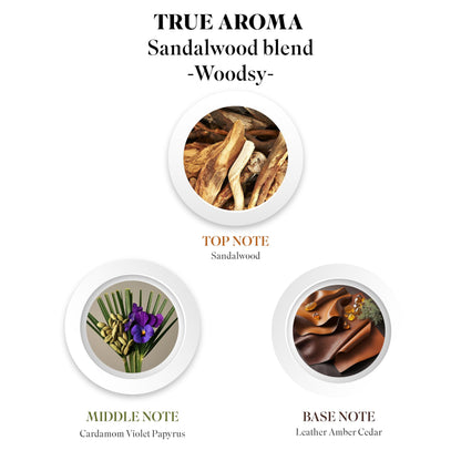 TRUE AROMA Sandalwood Essential Oil - Sandalwood Essential Oils for Aroma Diffusers