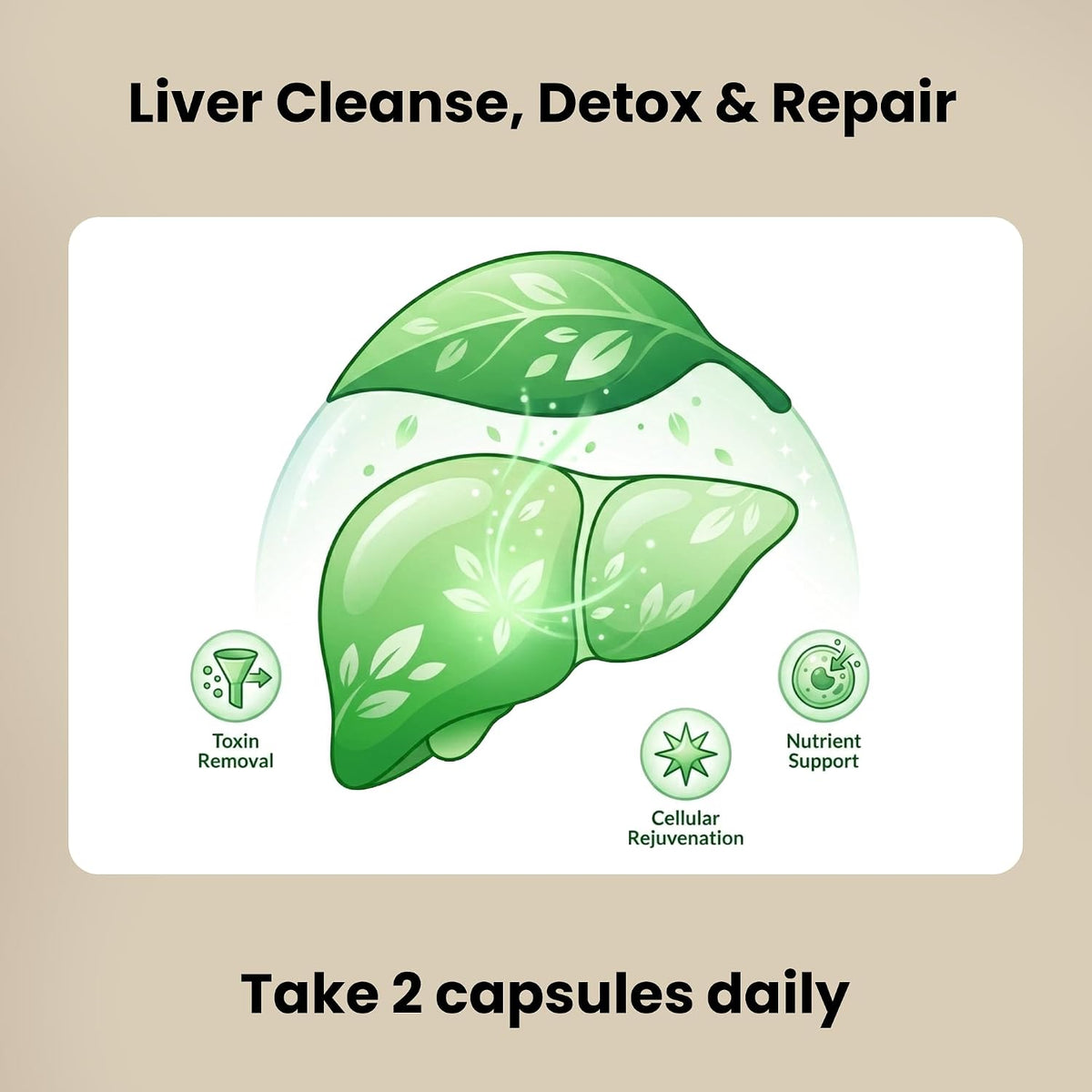 ‌Liver Protector – Liver Support Supplement with Milk Thistle, NAC & Turmeric - Helps with Digestive Comfort, Gluten-Free & Vegan Capsules (60 Count)‌