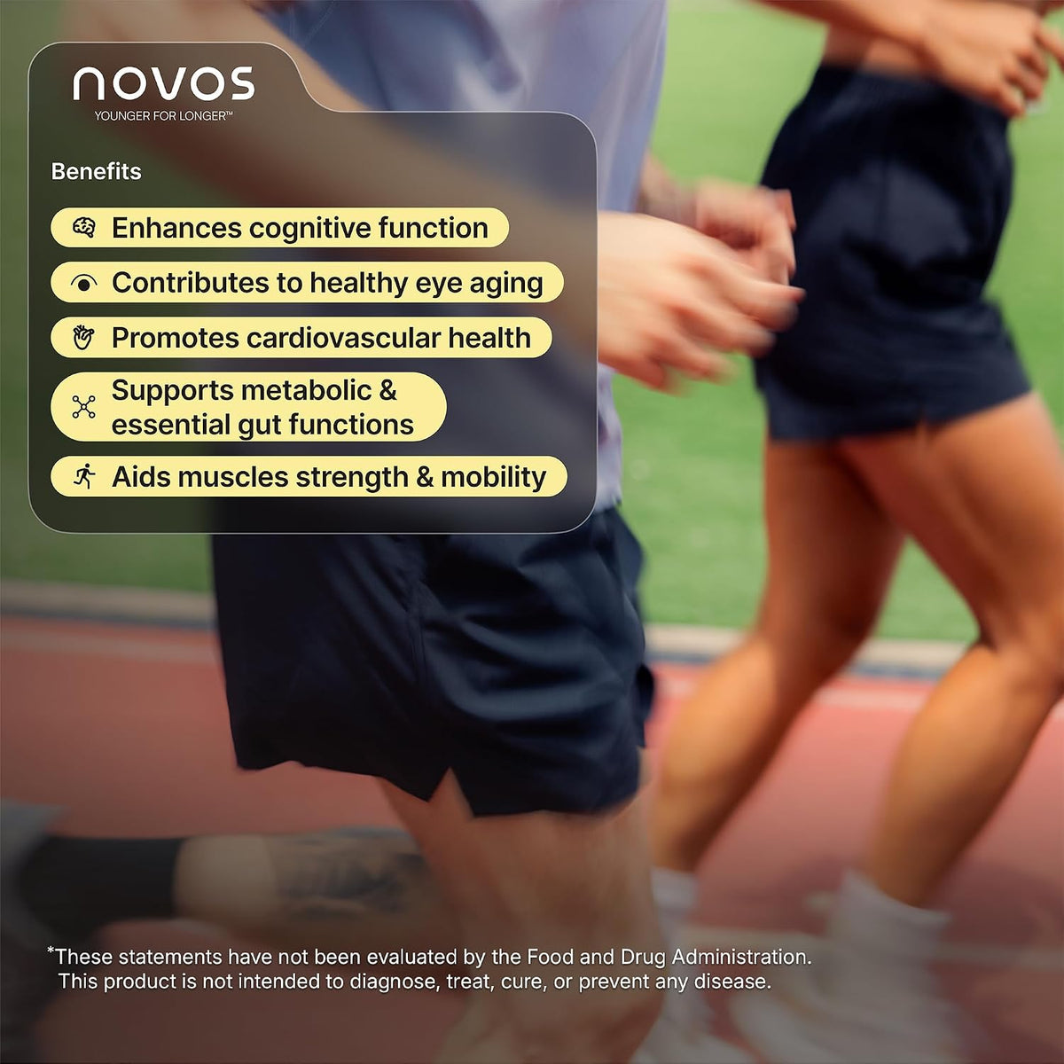 Novos Boost + Vital Cellular Vitality Stack – NMN Capsules & Nutritional Chews for Cellular Energy, Brain, Heart & Gut Support - Longevity Supplement Duo