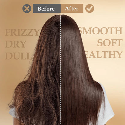 Honey Hair Oil for Dry Damaged Hair - Anti-Frizz Split Ends Treatment, Shine & Smoothness Repair Serum, Nourishing Leave-In Conditioning for Curly & Frizzy Hair, Adds Glossy Shine & Healthy Look