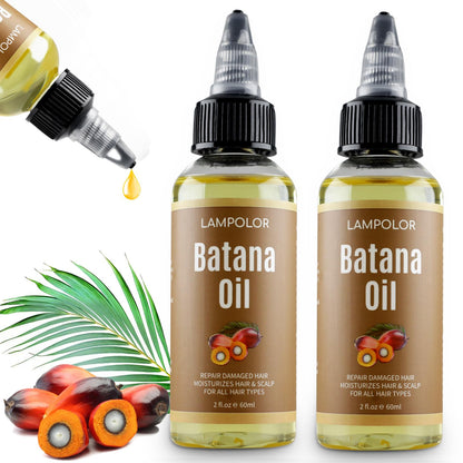 RAW Batana Oil for Hair Growth, Dr Sebi Organic Unrefined Batana Oil from Honduran, 100% Pure & Natural Hair Growth for Thicker & Stronger Hair - 4 FL OZ