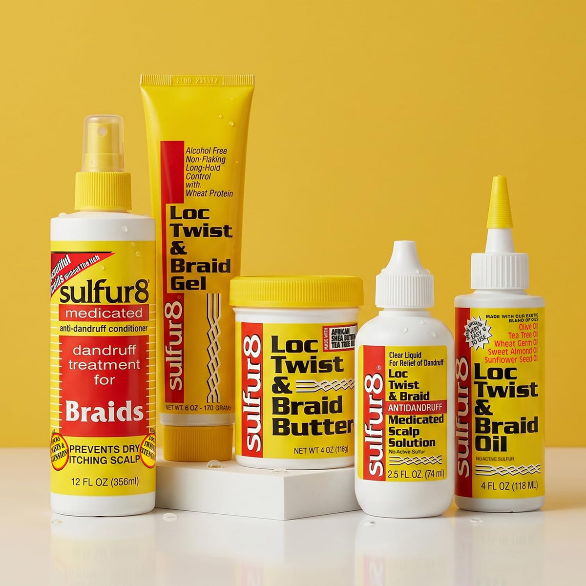 SULFUR8 Loc Twist & Braid Oil 4 oz