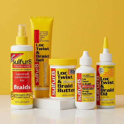 SULFUR8 Loc Twist & Braid Oil 4 oz