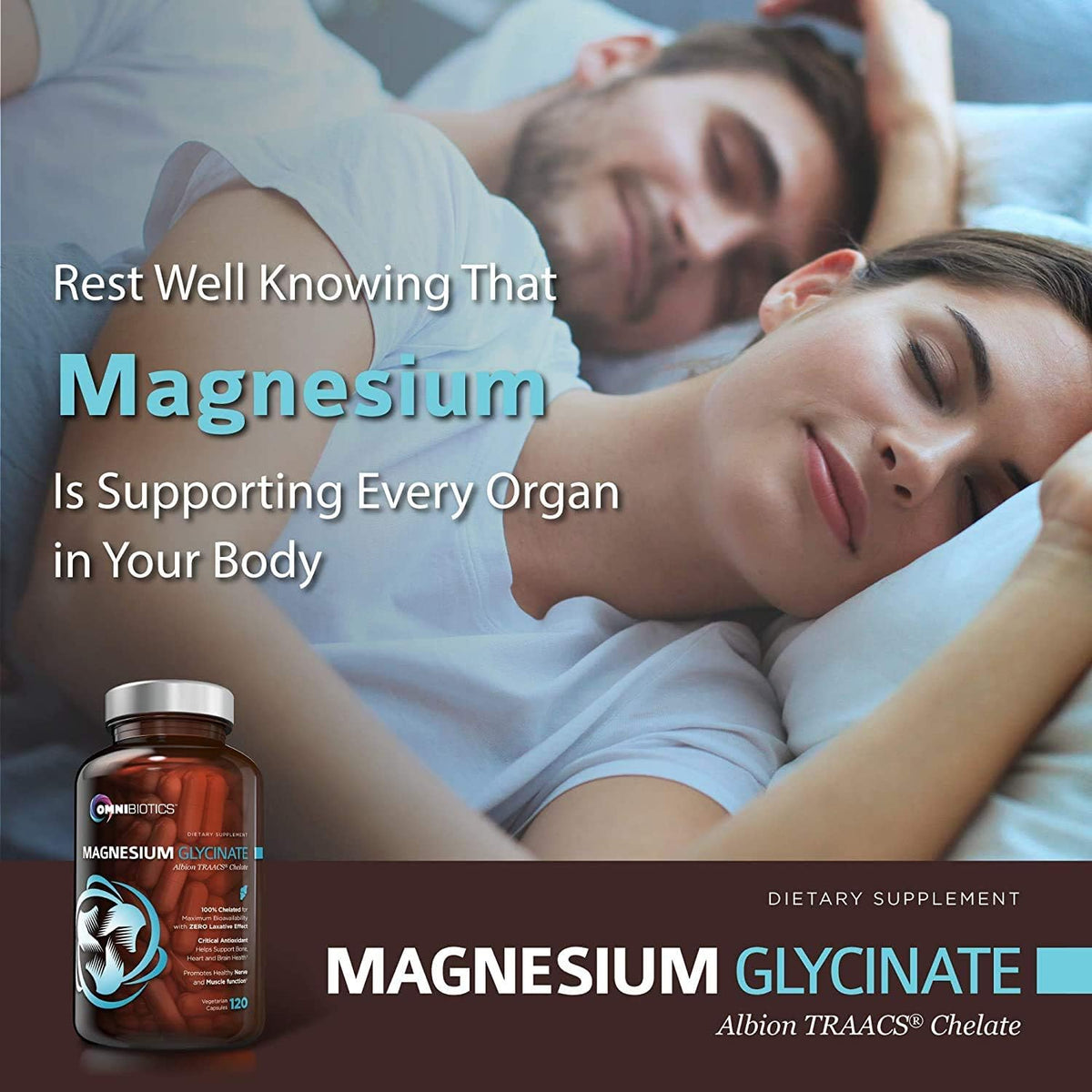 OmniBiotics Ultimate Daily Multivitamin + Magnesium Glycinate + Ashwagandha Root Supplement