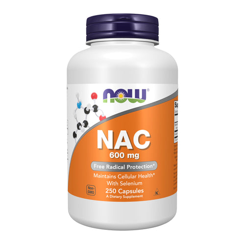 NOW Supplements, NAC (N-Acetyl Cysteine) 600 mg with Selenium, 100 Capsules