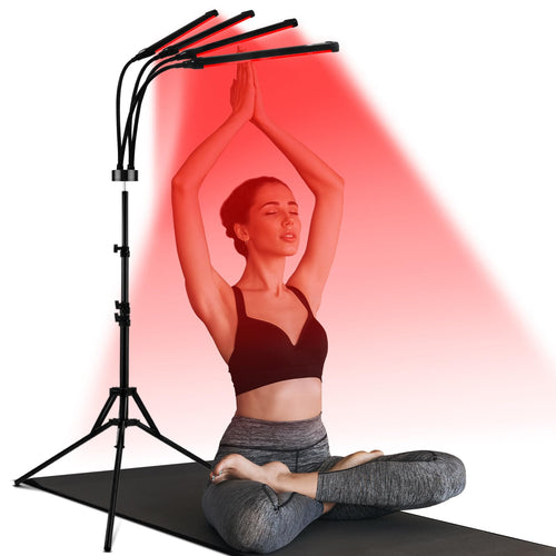 Red Light Therapy for Body, 180LEDs Red Light Therapy Lamp with Tripod, 3-in-1 Chip Designed 660nm ＆850nm